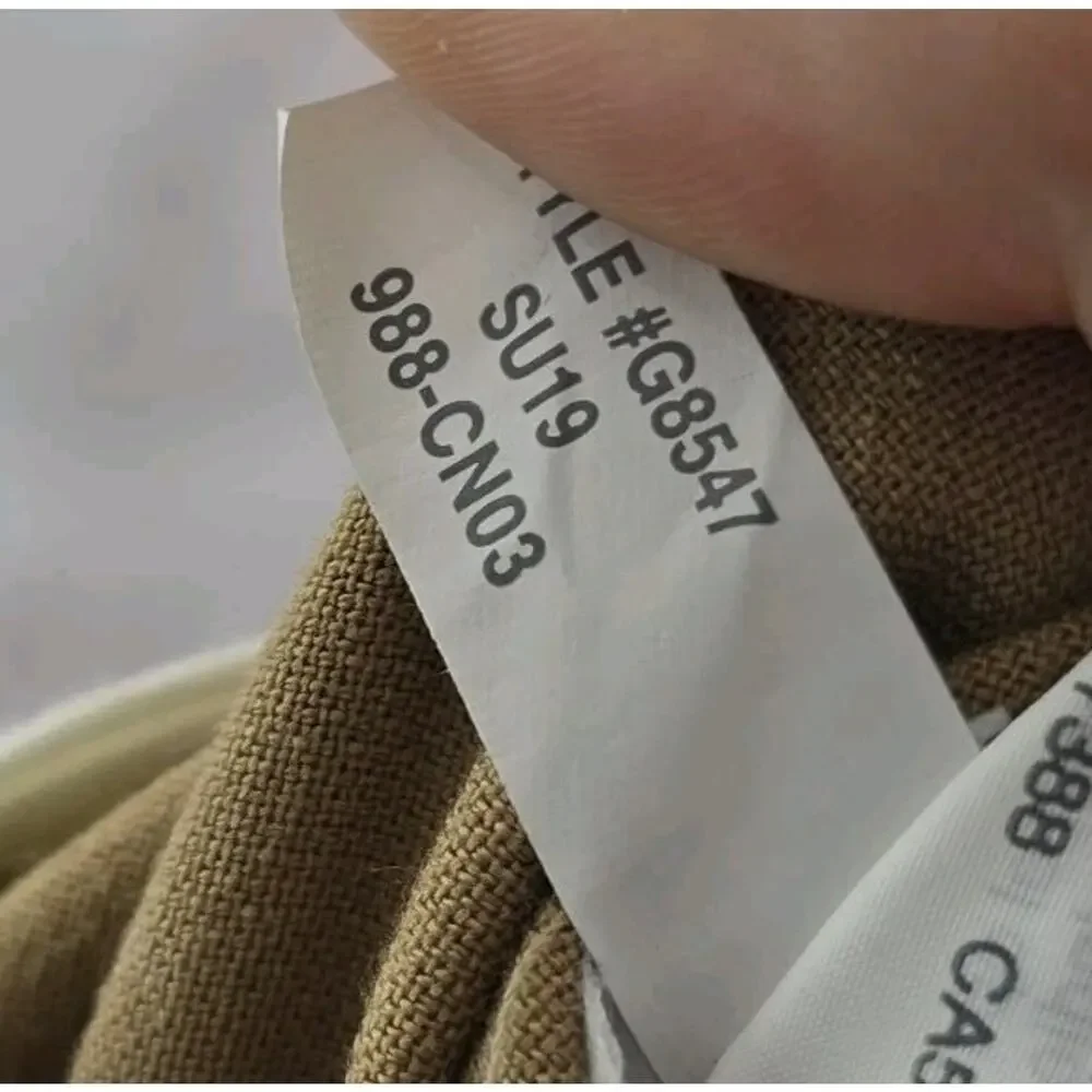 J Crew Pants Womens 4 Camel Tan Cameron High Rise Crop Straight 365 G8547